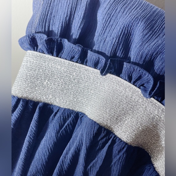 Royal blue Lucca Couture Cocktail Dress - Picture 2 of 5